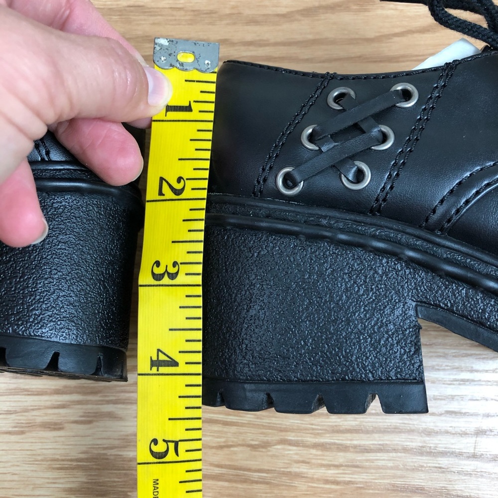 SODA Ivonne-II Black Shoe Boot w Laces - Picture 9 of 12